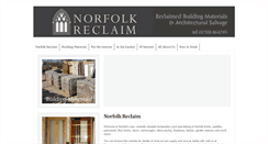 Desktop Screenshot of norfolkreclaim.co.uk